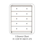 Commode Gurteen moderne grise