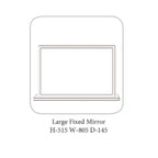 Coiffeuse moderne grise Gurteen