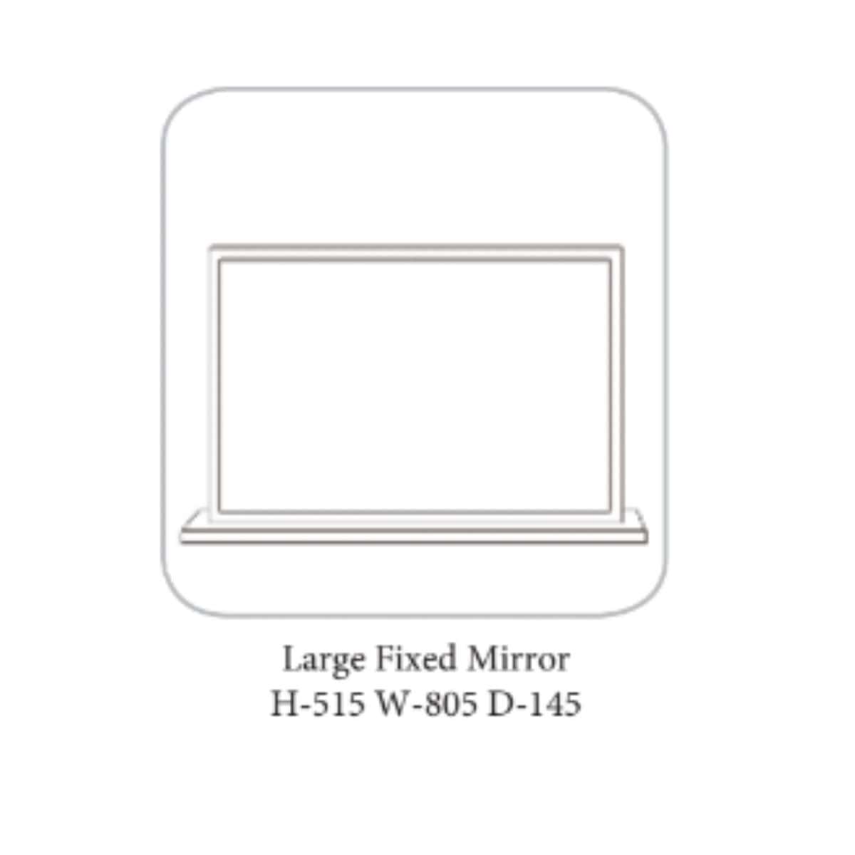 Coiffeuse moderne grise Gurteen