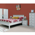 Commode Glandor en bois gris clair