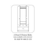 Armoire blanche moderne du Pays de Galles