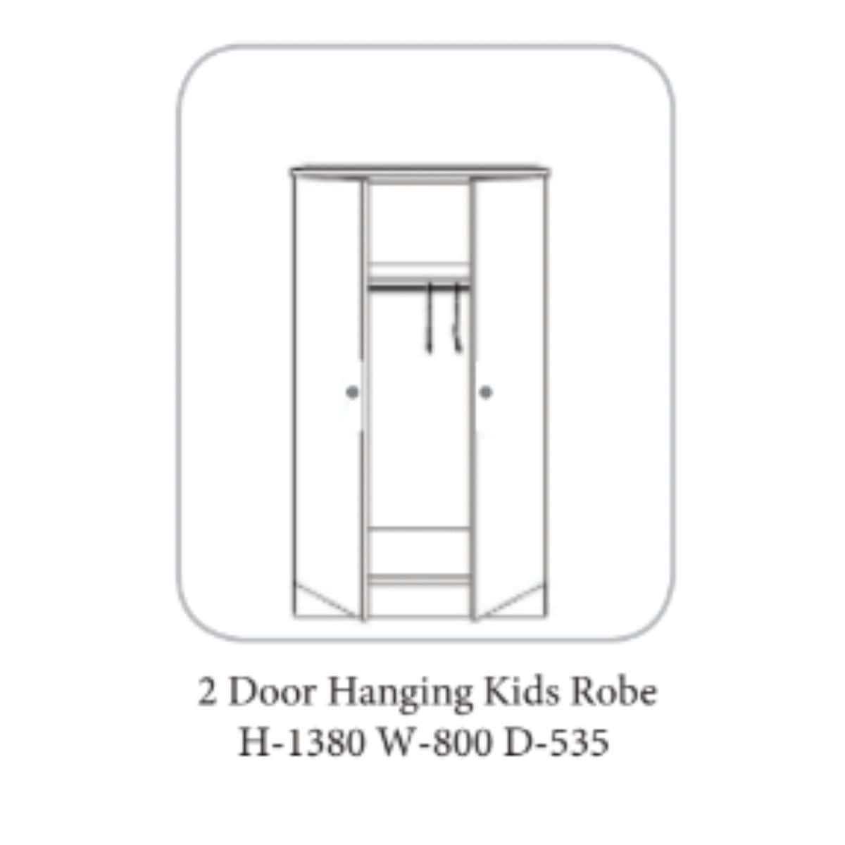 Armoire moderne Shannon ivoire et chêne