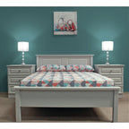 Coiffeuse moderne grise Gurteen