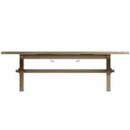 Table de salle à manger extensible Rigel en chêne fumé