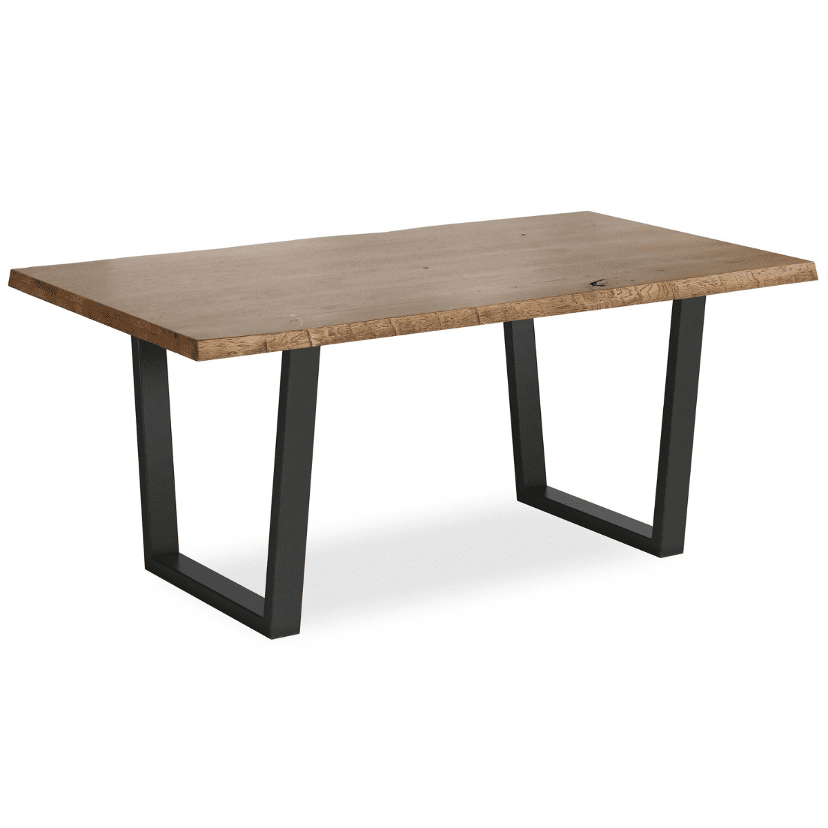 Table de salle à manger Heatherfield en chêne et métal