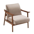 Fauteuil d'appoint en velours Hiram