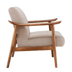 Fauteuil d'appoint en velours Hiram