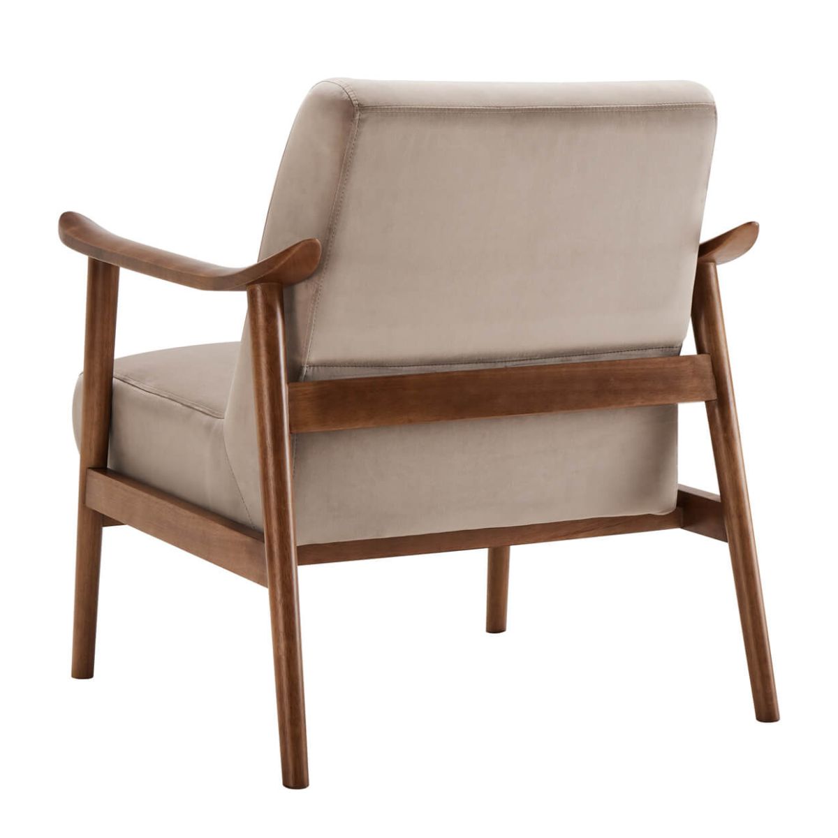 Fauteuil d'appoint en velours Hiram