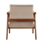 Fauteuil d'appoint en velours Hiram