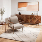 Fauteuil d'appoint en velours Hiram