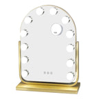 Miroir Hollywood en arc doré