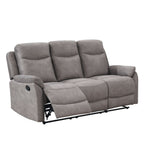 Canapé inclinable 3 places Emmanuel Grey