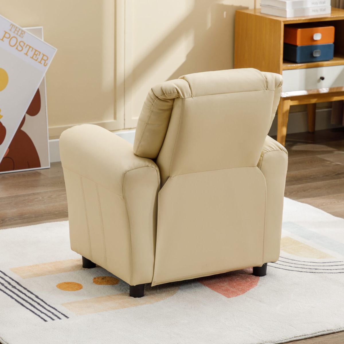 Fauteuil inclinable pour enfants avec porte-gobelet