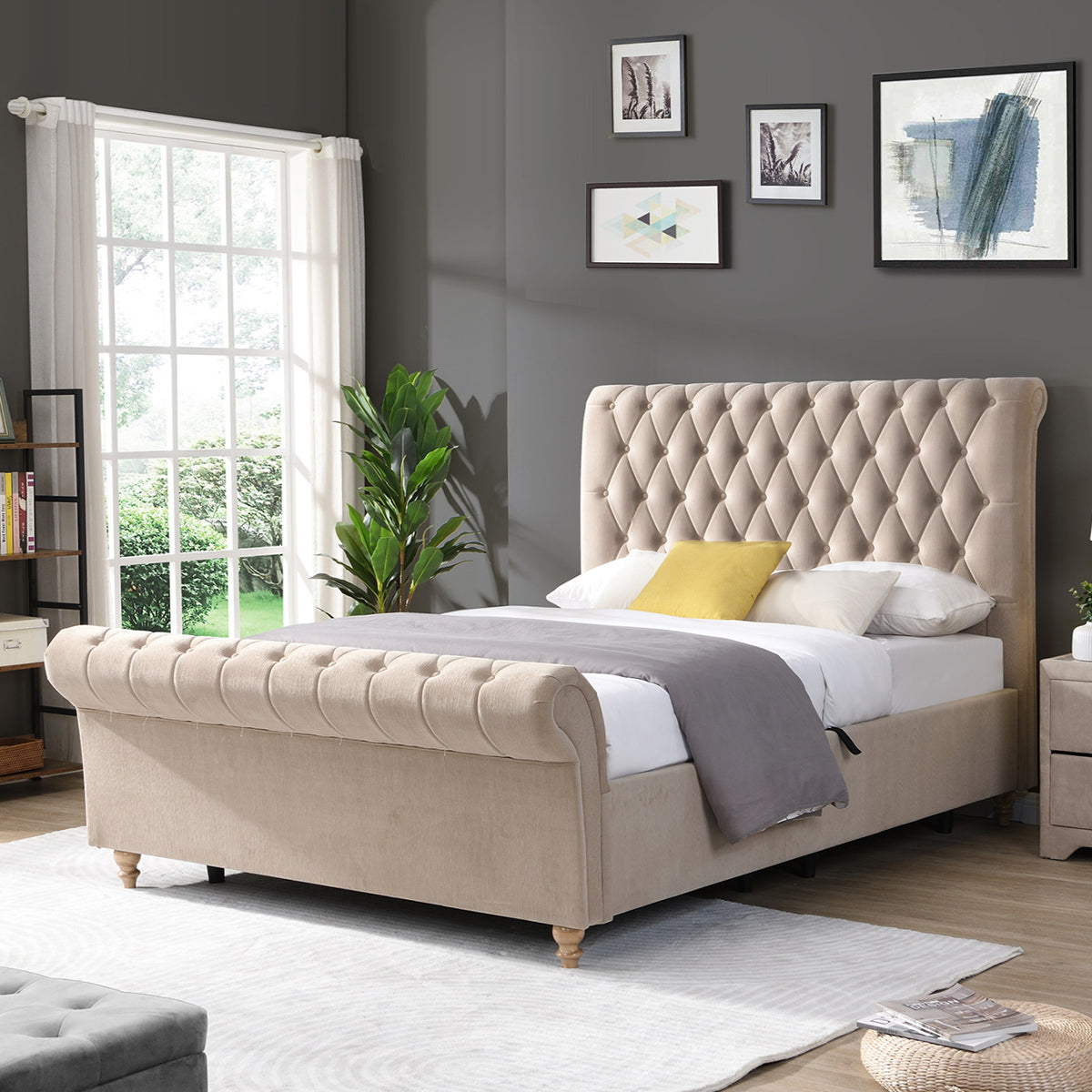 Lit ottoman Kilshanny Mink