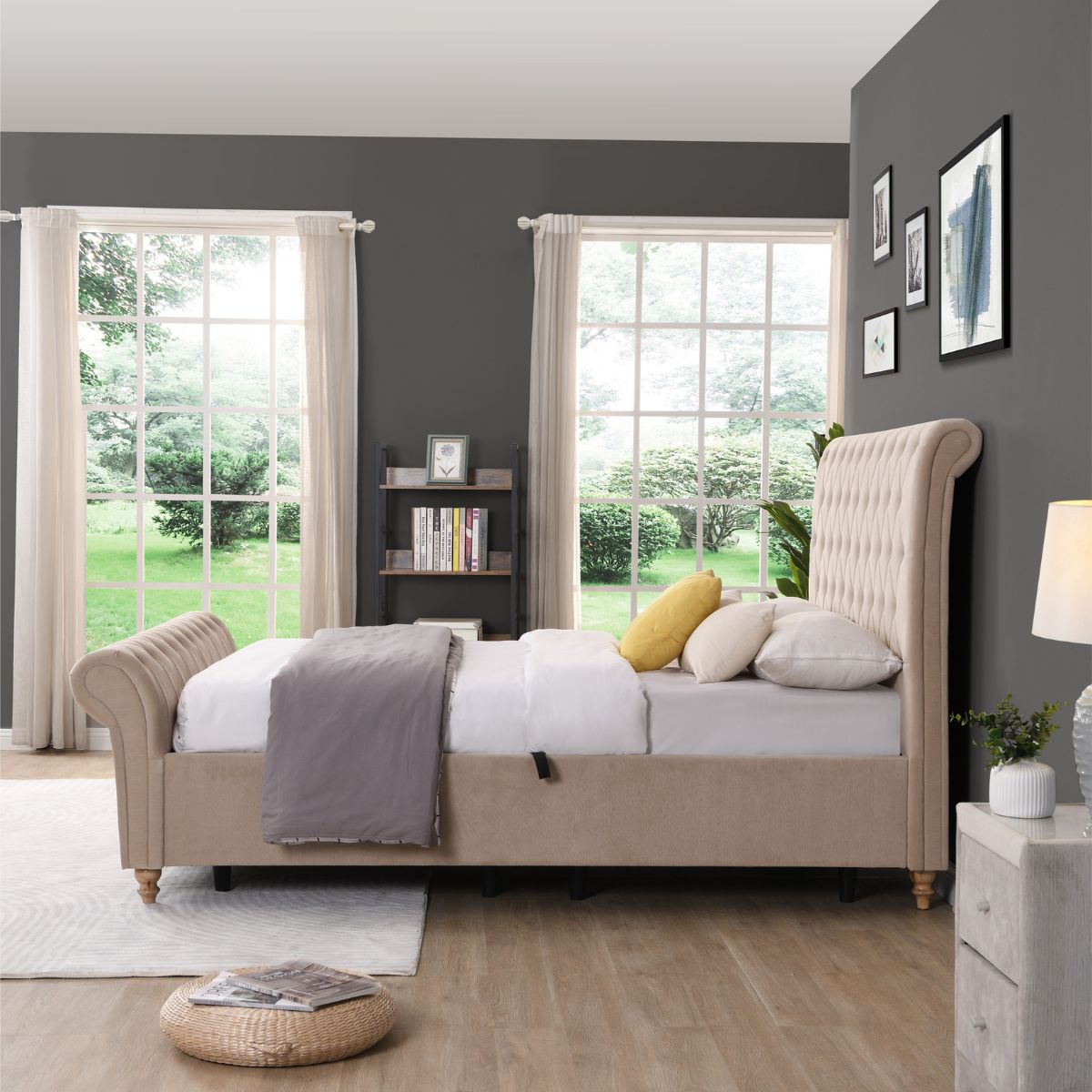 Lit ottoman Kilshanny Mink