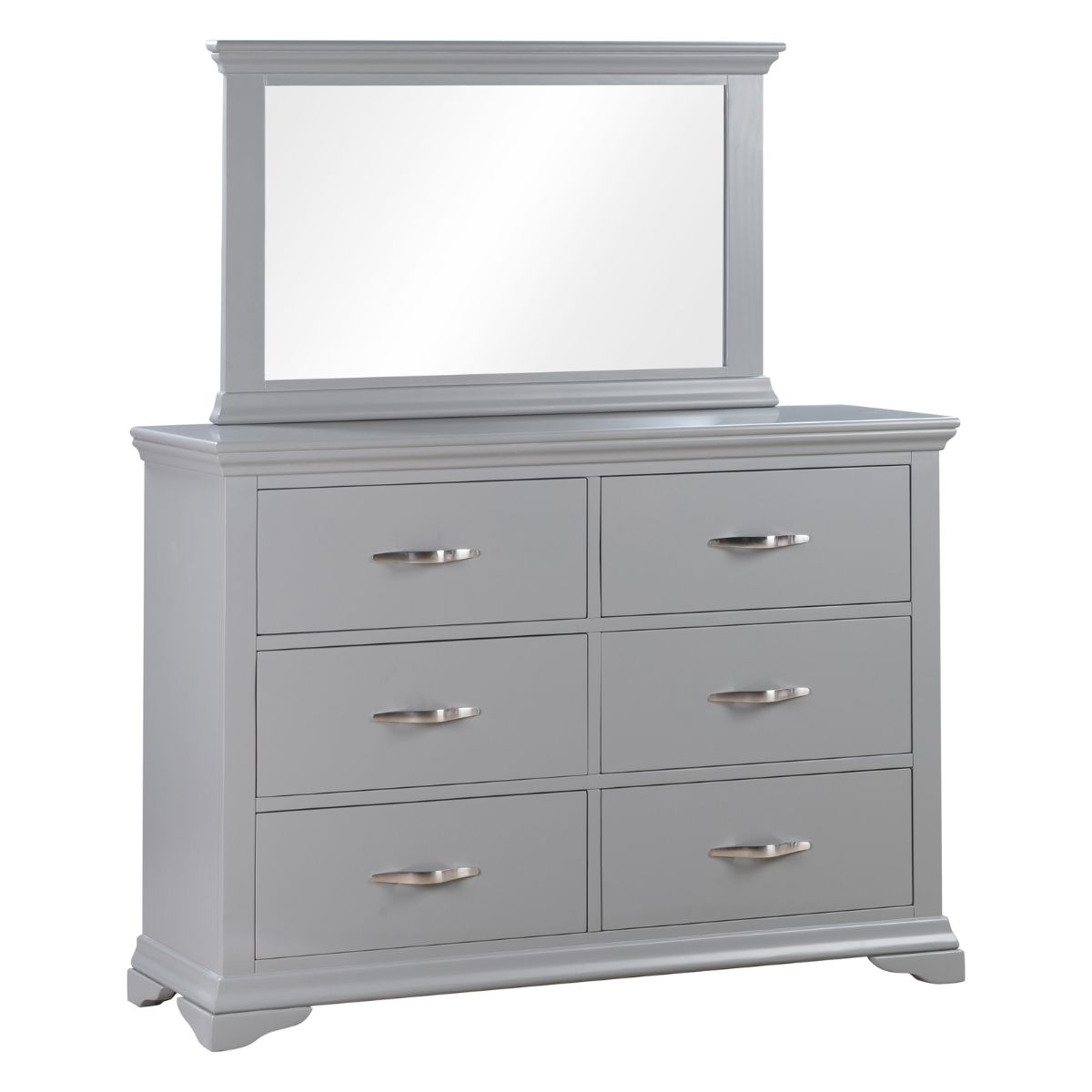 Miroir de commode en bois Lucilla