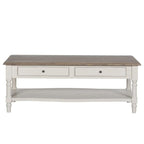 Table basse Lancelot à 2 tiroirs