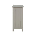 Commode haute Latina grise à 5 tiroirs