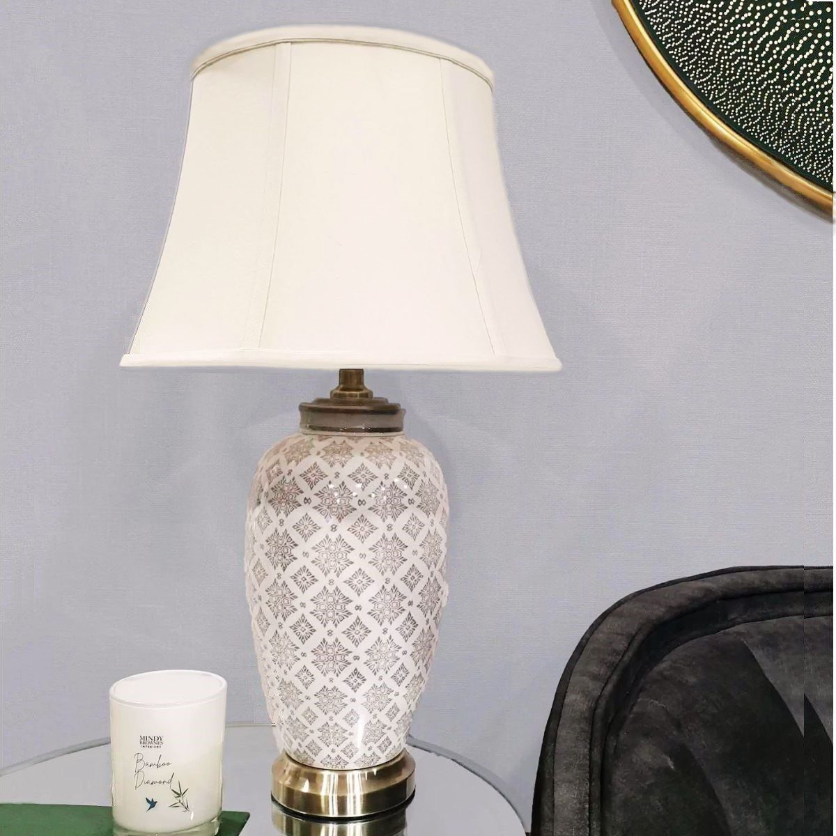 Lampe de table Dawn Silver Chrome