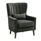 Fauteuil Madeline à dossier incurvé