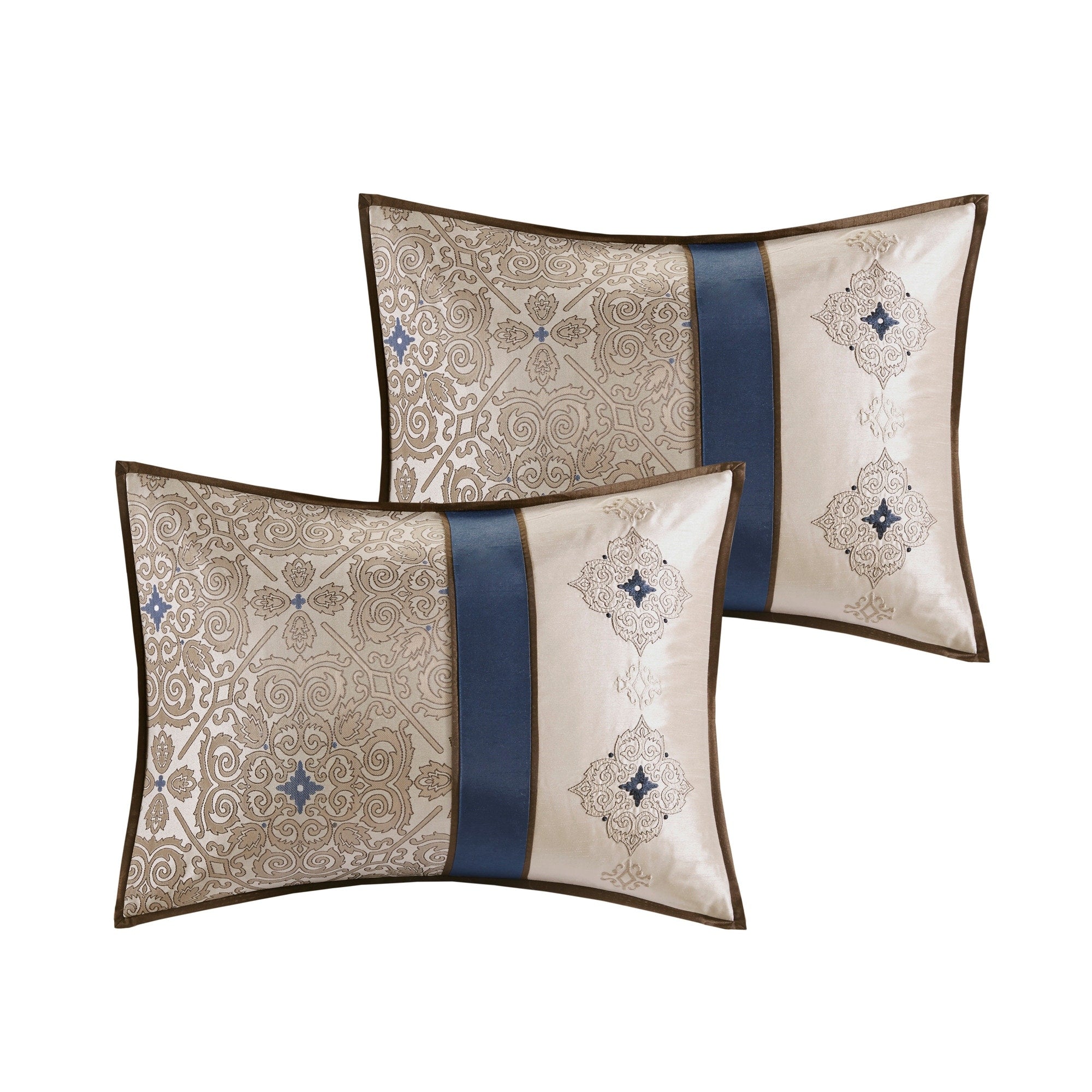 Madison Park Essentials Parker Jacquard Brodé, Ensemble de chambre 24 pièces