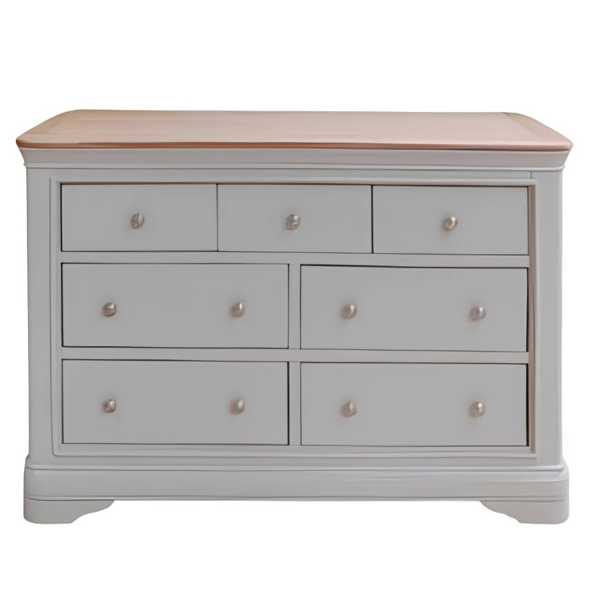 Commode 7 tiroirs Madrid Taupe