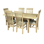 Table de salle à manger extensible en chêne Maldon