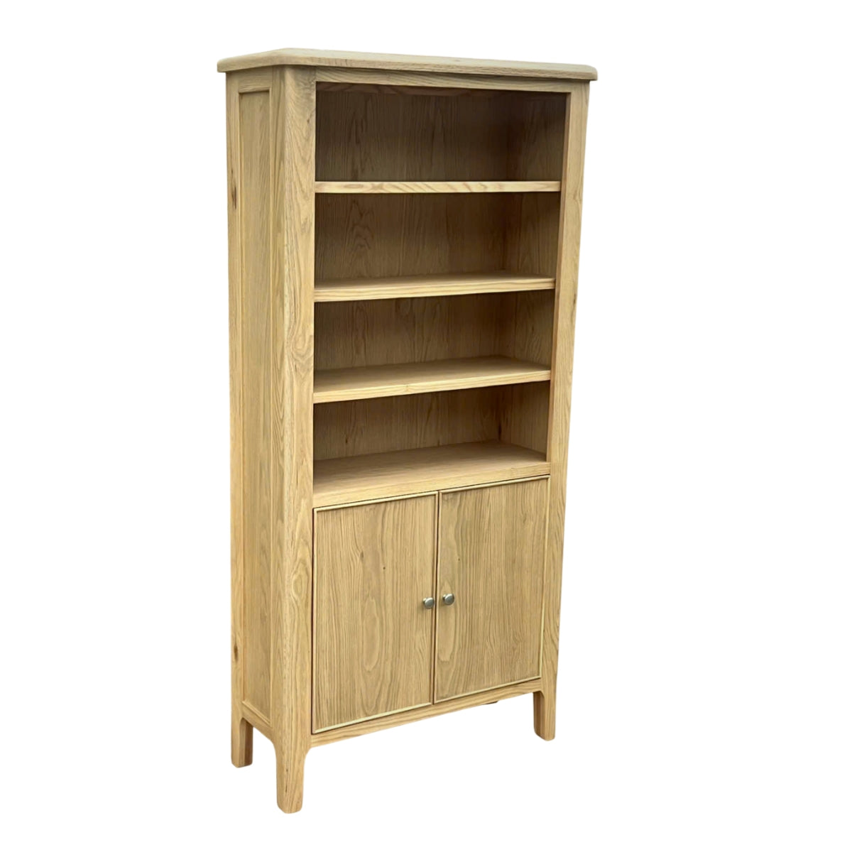 Grande bibliothèque en chêne Maldon