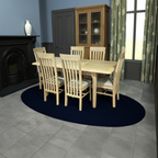 Table de salle à manger extensible en chêne Maldon