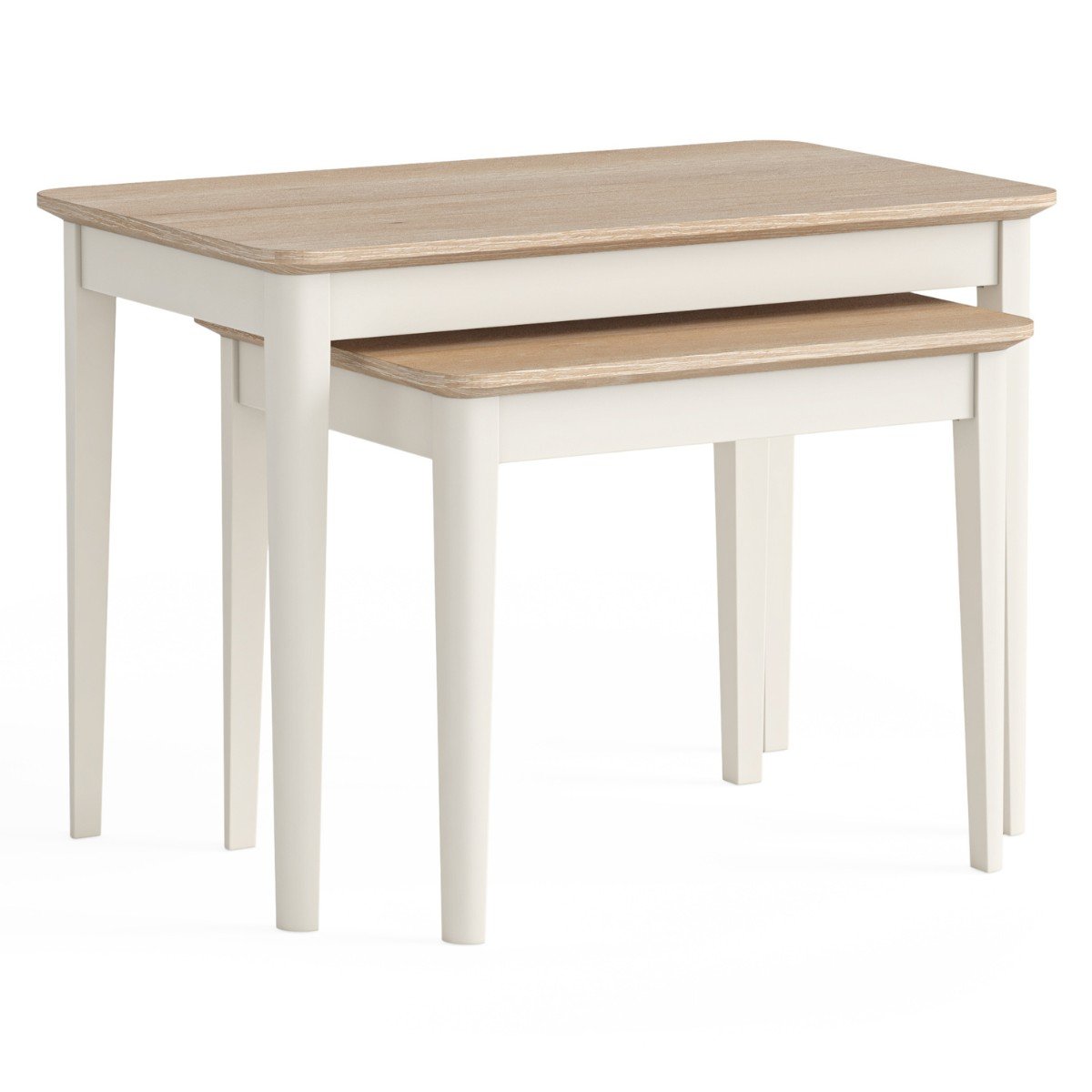 Ensemble de tables gigognes Marcella Cream