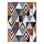 Tapis Mason à motif chevron multicolore