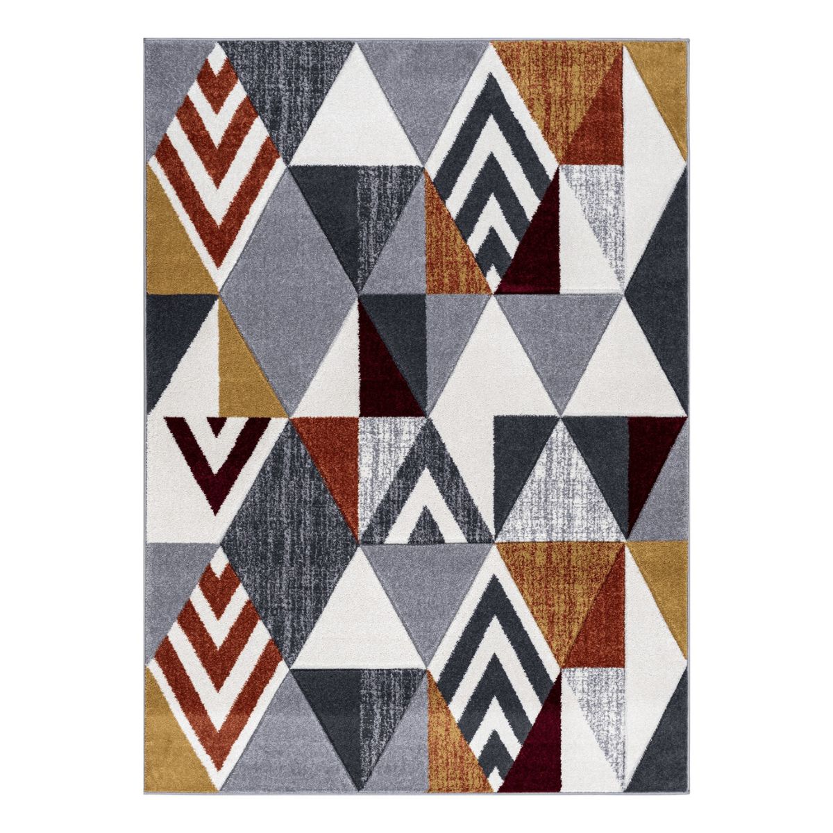 Tapis Mason à motif chevron multicolore