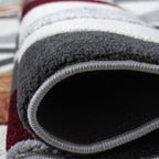 Tapis Mason à motif chevron multicolore