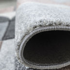 Tapis géométrique Mason Pastel