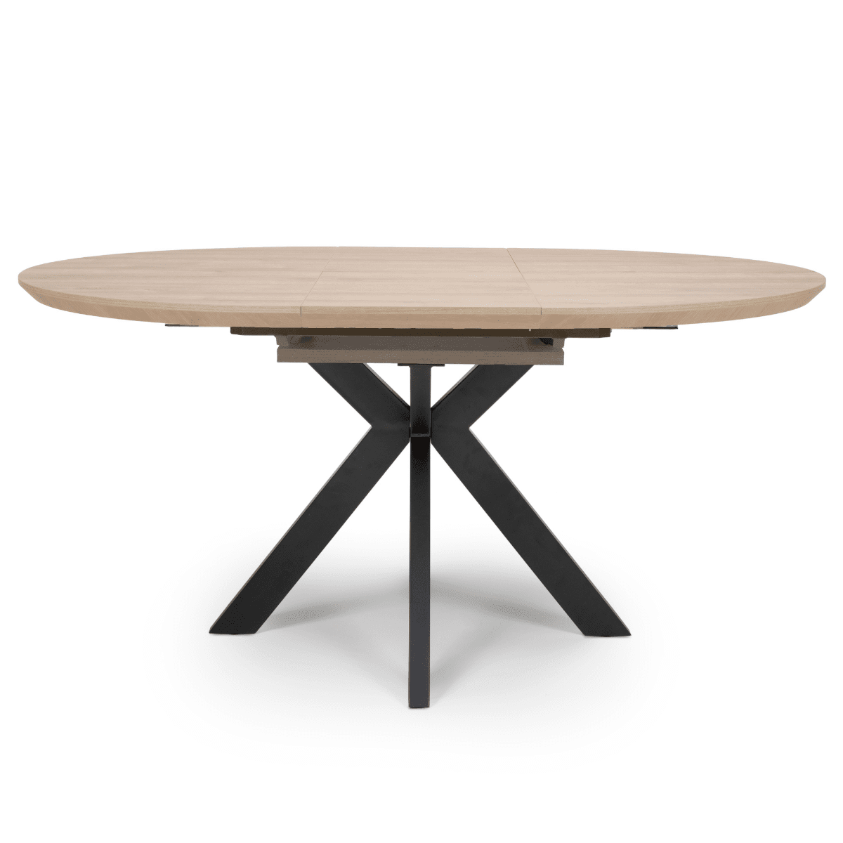 Table de salle à manger ronde extensible Maudie 1,2-1,6 m