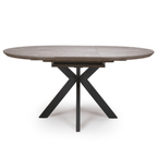 Table de salle à manger ronde extensible Maudie 1,2-1,6 m