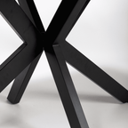 Table de salle à manger ronde extensible Maudie 1,2-1,6 m