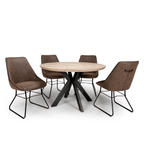 Table de salle à manger ronde Maudie 1,2 m