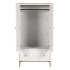 Armoire Megara en chêne cachemire à 2 portes