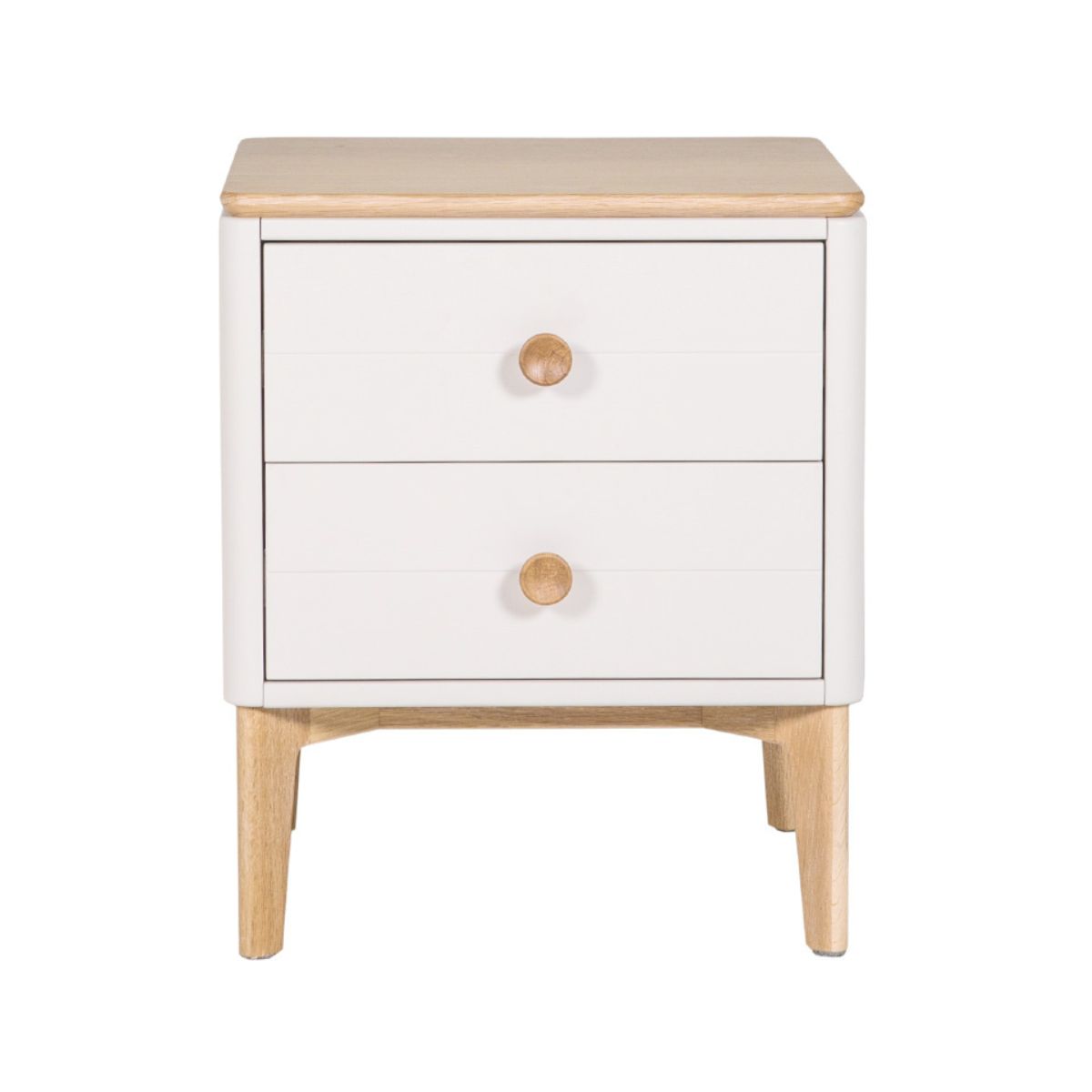 Table de chevet Megara en chêne cachemire