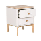 Table de chevet Megara en chêne cachemire