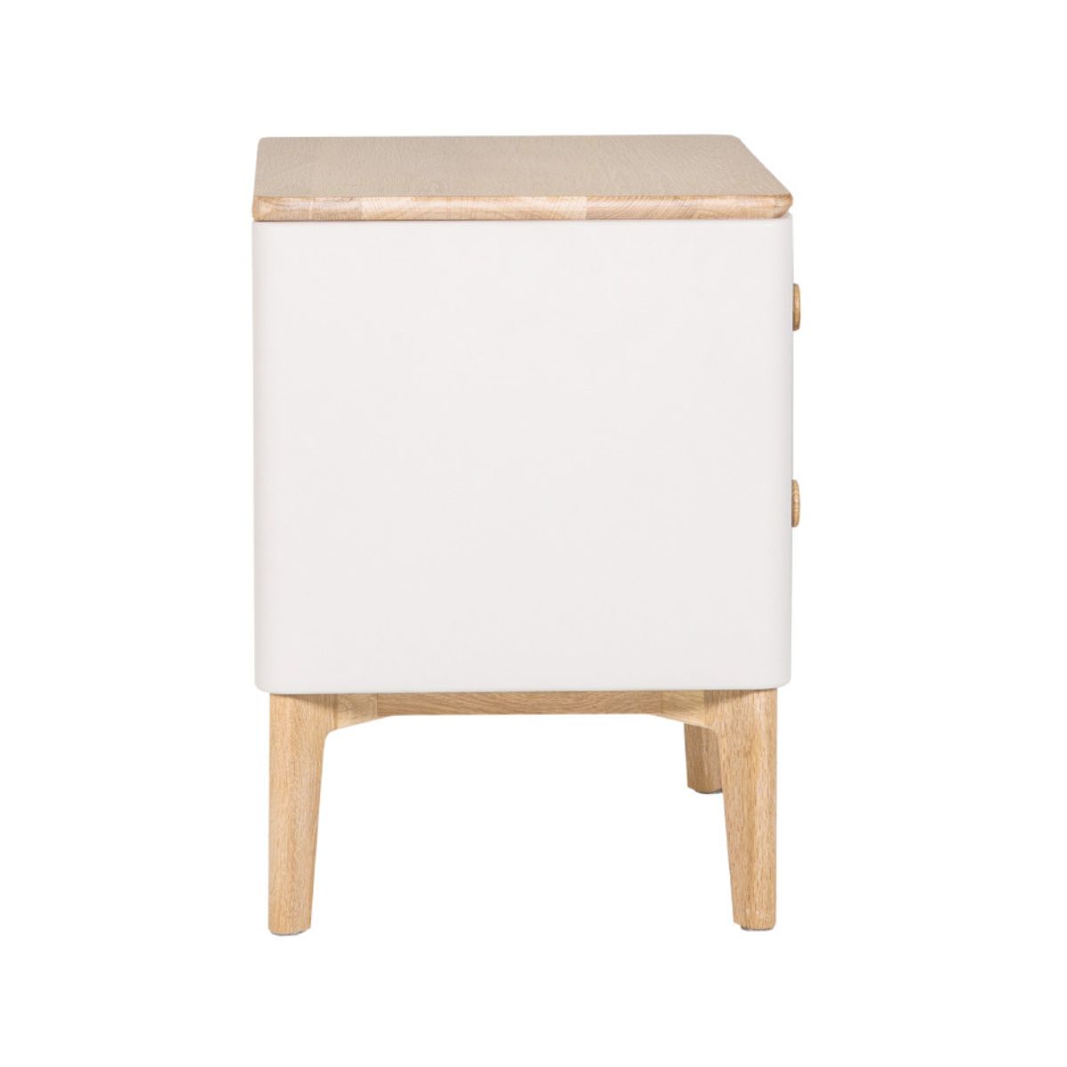 Table de chevet Megara en chêne cachemire