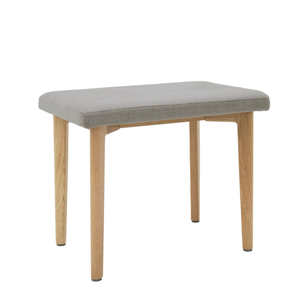 Tabouret de coiffeuse Megara en chêne cachemire