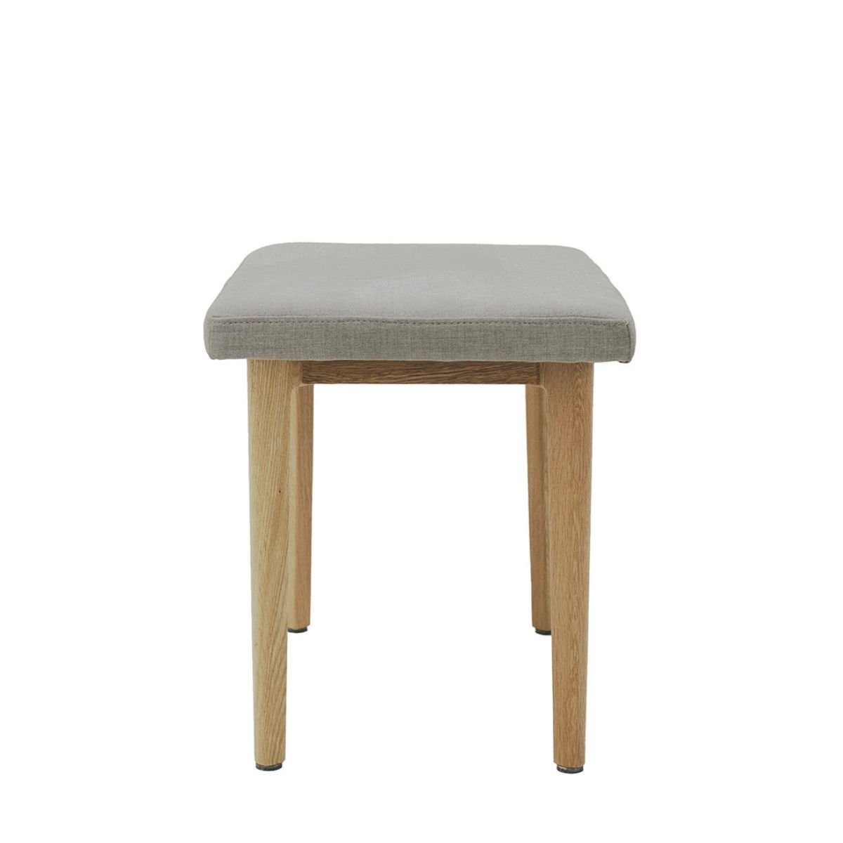 Tabouret de coiffeuse Megara en chêne cachemire