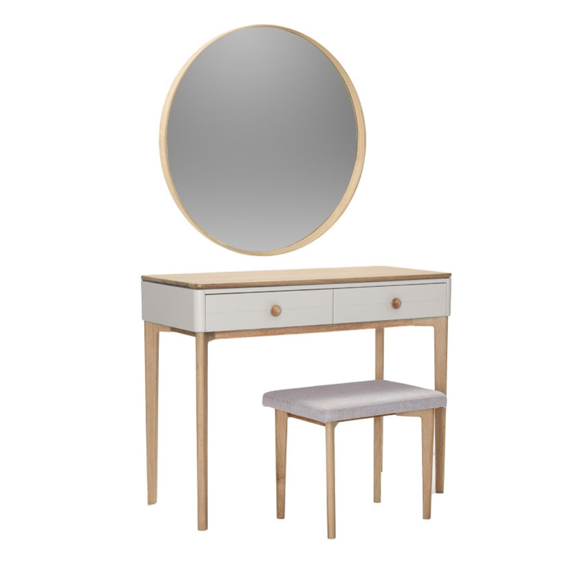 Miroir Megara en chêne cachemire