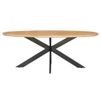 Table de salle à manger ovale Miles Oak