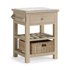 Îlot de cuisine Monarda Oak avec rangements