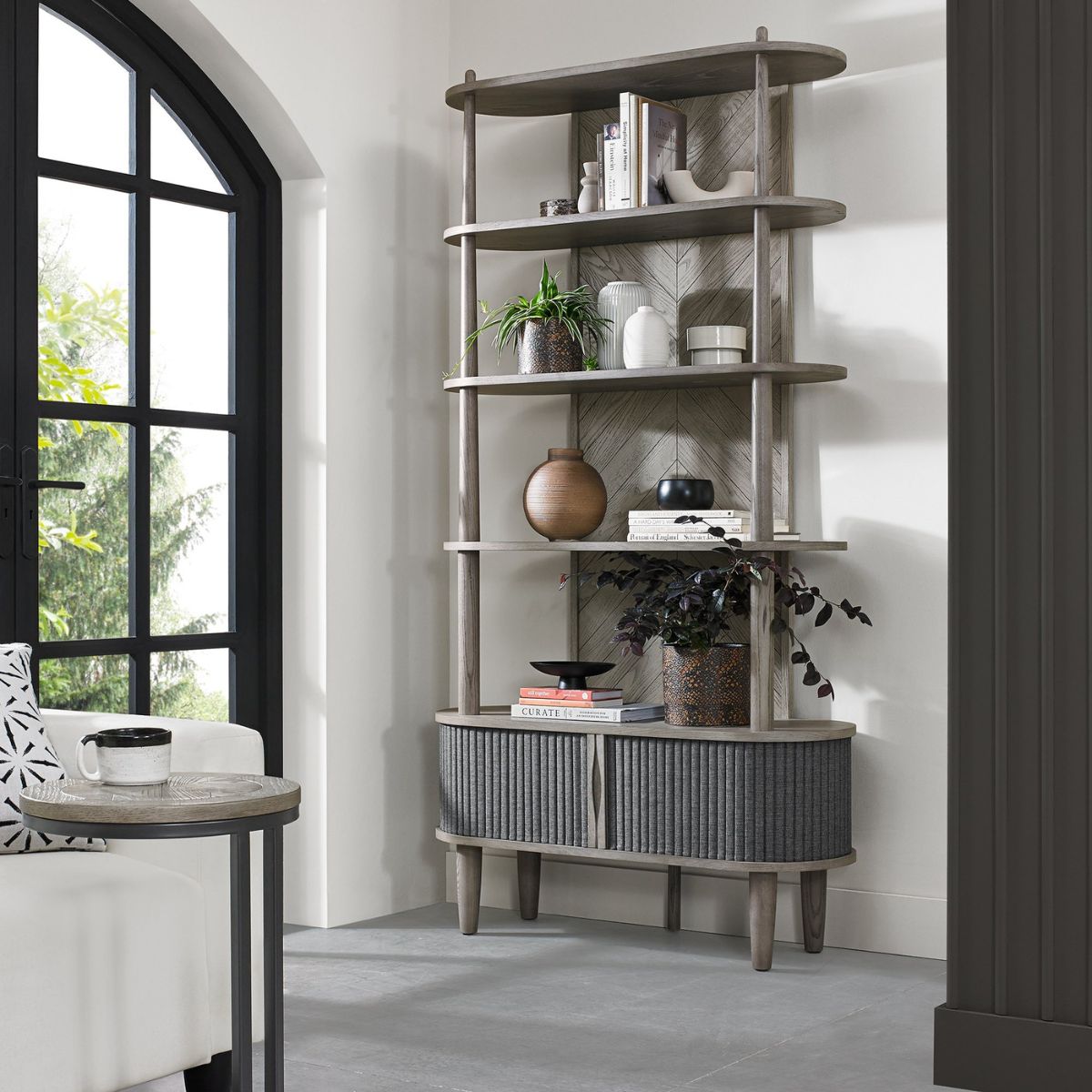 Vitrine ouverte Moyvane Grey