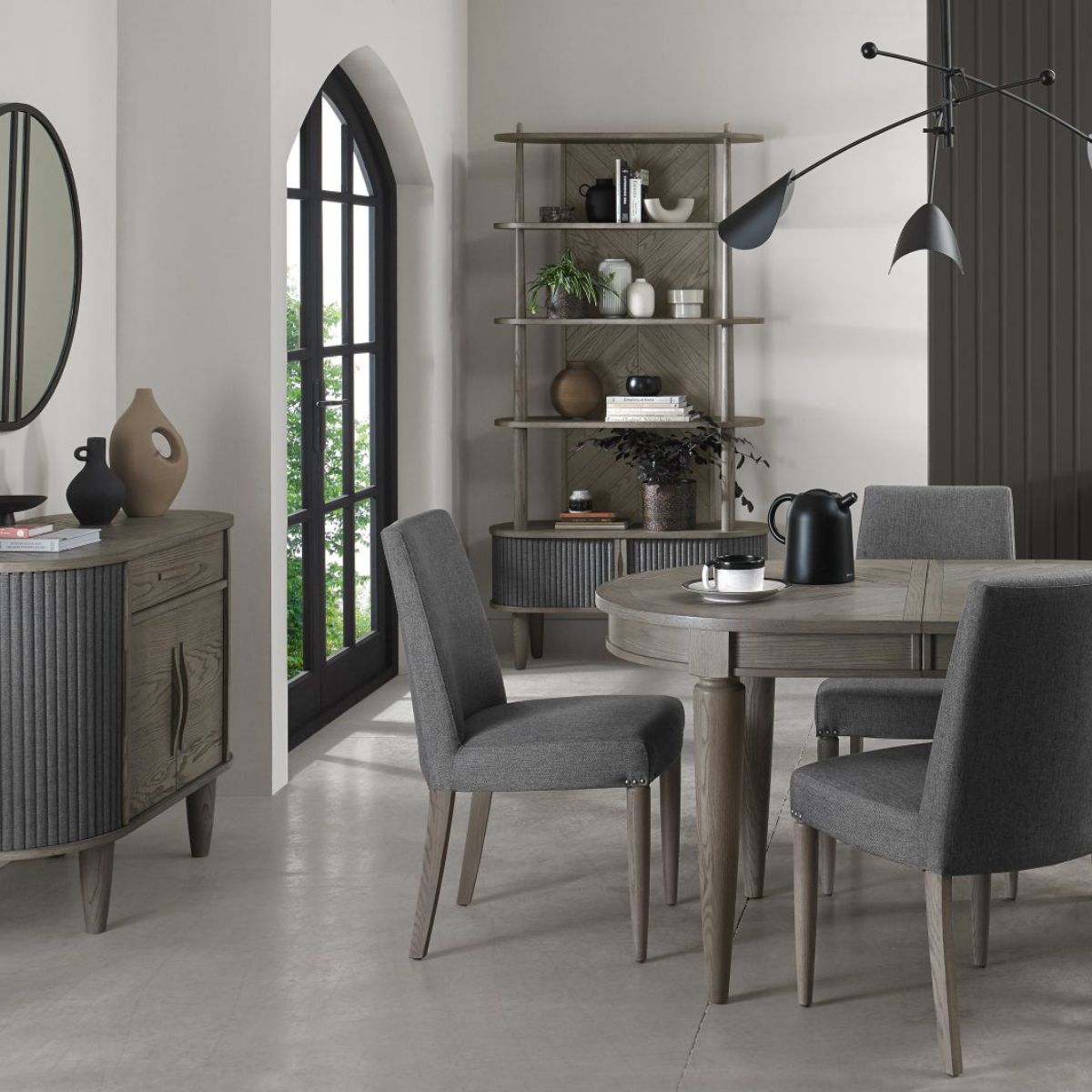 Vitrine ouverte Moyvane Grey