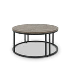 Table basse ronde grise Moyvane